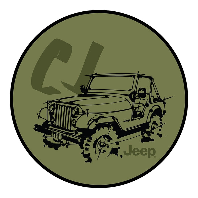 Sticker - Jeep® Cj - Round