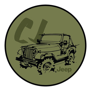 Sticker - Jeep® Cj - Round