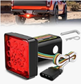 LED Brake Light Trailer Hitch Cover