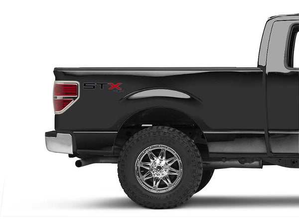 OEM Style Rear Bumper; Pre-Drilled for Backup Sensors; Chrome (09-14 F-150 Styleside)