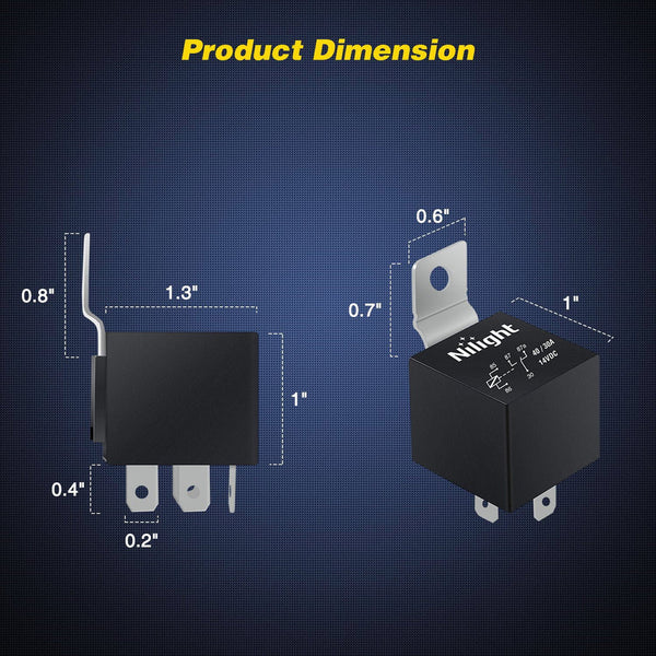 5Pin SPDT Bosch Style Electrical Relay Socket