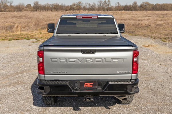 Hard Tri-Fold Flip Up Bed Cover 6'9" Bed | Chevy/GMC Silverado/Sierra 2500HD/3500HD (20-25)