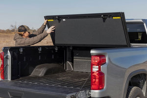 Hard Tri-Fold Flip Up Bed Cover 6'9" Bed | Chevy/GMC Silverado/Sierra 2500HD/3500HD (20-25)