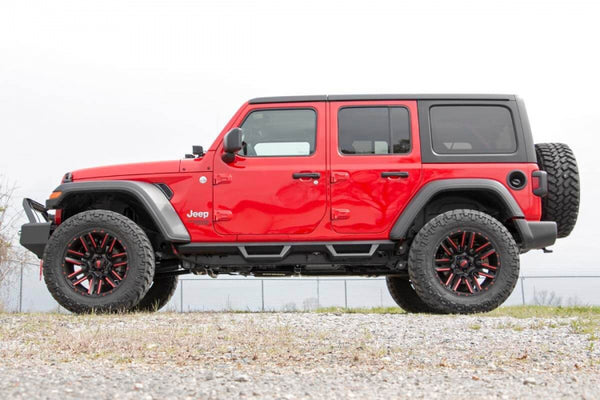 CONTOURED DROP STEPS 4 DOOR | JEEP WRANGLER JL 4WD (2018-2023)