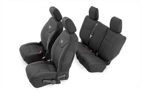 SEAT COVERS FRONT AND REAR | 4-DOOR | JEEP WRANGLER JK 4WD (2013-2018)