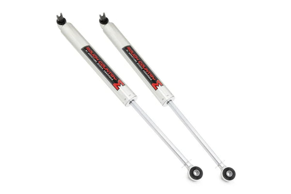 M1 Monotube Rear Shocks 0-3" | Jeep Wrangler JK/Wrangler Unlimited (07-18) Skip to the end of the images gallery Skip to the beginning of the images gallery SKU 770752_A Brand Rough Country