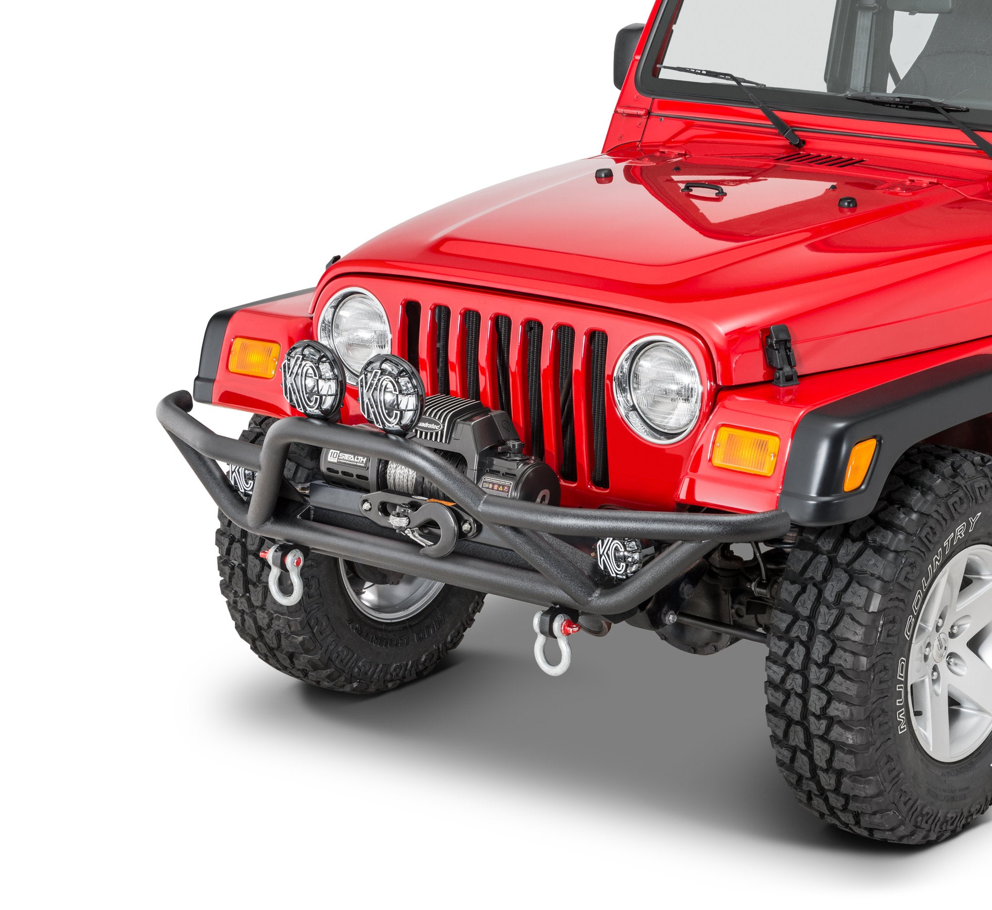 QRC Front Bumper Without Winch for 87-06 Jeep Wrangler YJ, TJ & Unlimited