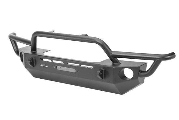 QRC Front Winch Ready Bumper Full Width Without Winch for 18-24 Jeep Wrangler JL and 20-24 Gladiator JT