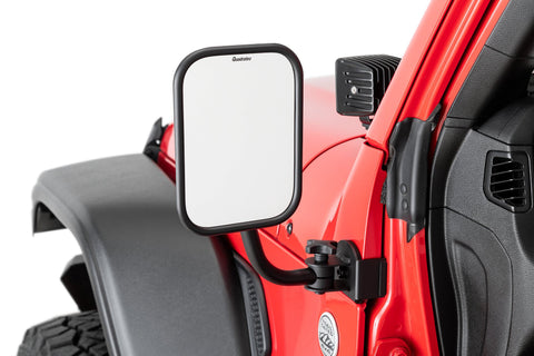 Quick Release Mirrors with Square Head for 18-23 Jeep Wrangler JL & Gladiator JT