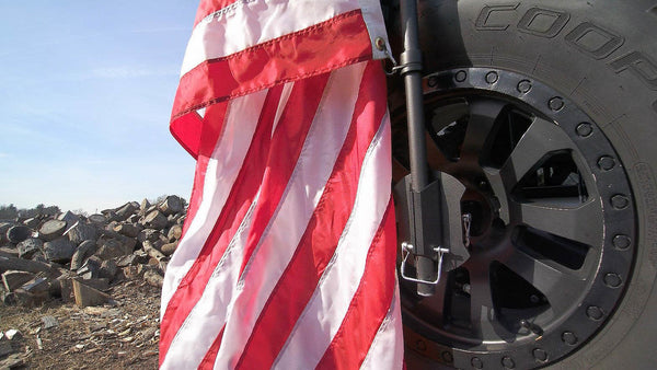 Rox Offroad ROX-1776 The Judge Flag Mount for 95-23 Jeep Wrangler YJ, TJ, JK & JL