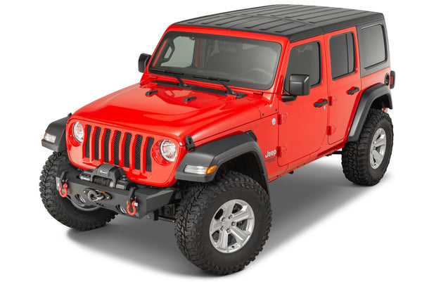 Rugged Ridge 11540.32 HD Stubby Front Bumper for 07-24 Jeep Wrangler JL, JK & Gladiator JT