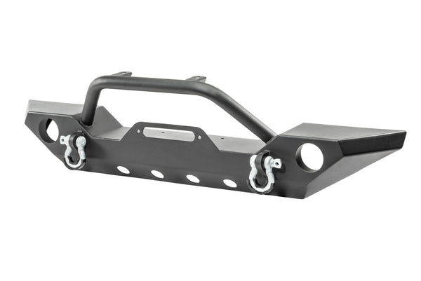 TACTIK HD Front Bumper with Hoop for 07-18 Jeep Wrangler JK