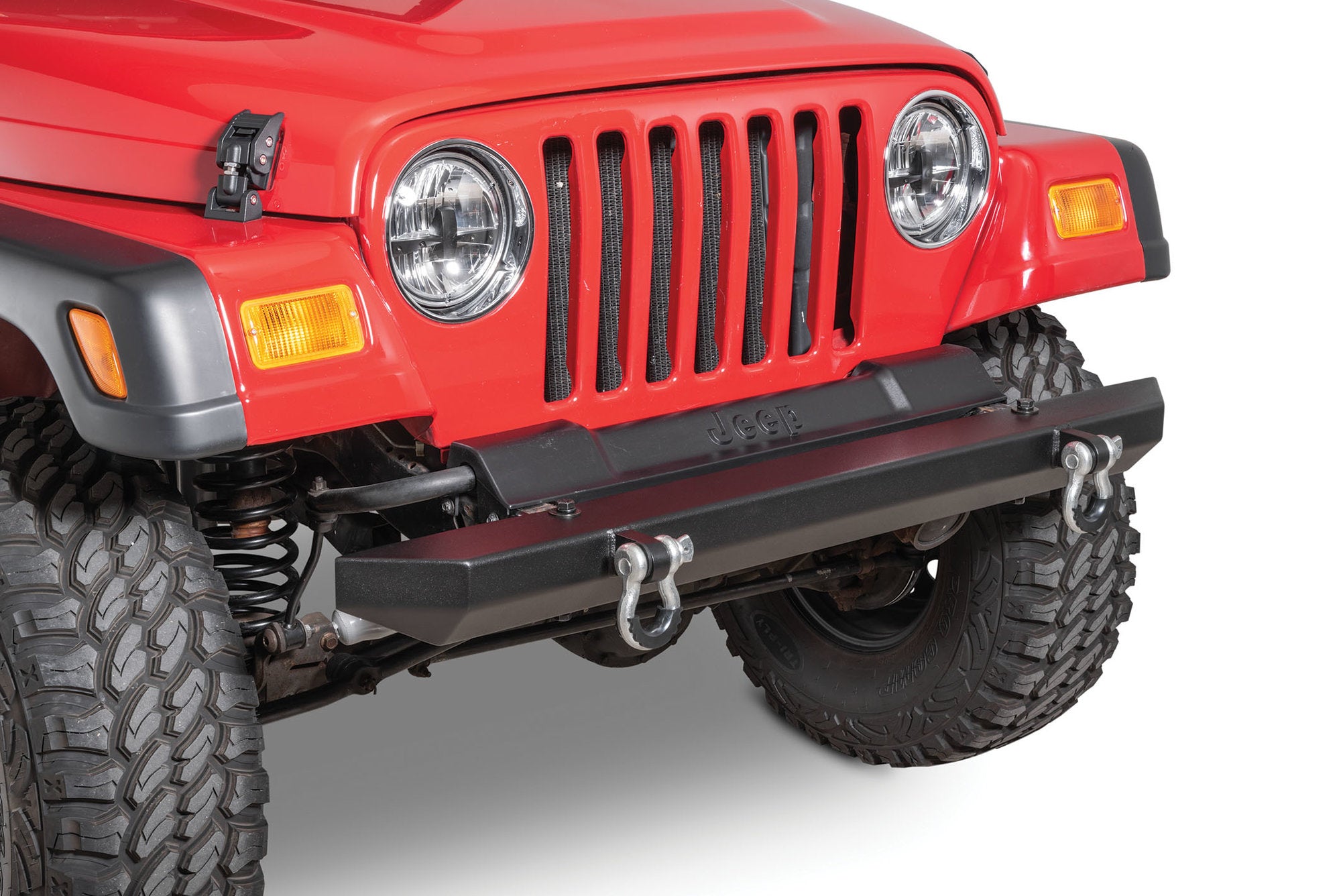 TACTIK Classic Front Bumper with D-Rings for 87-06 Jeep Wrangler YJ, TJ, & TJ Unlimited