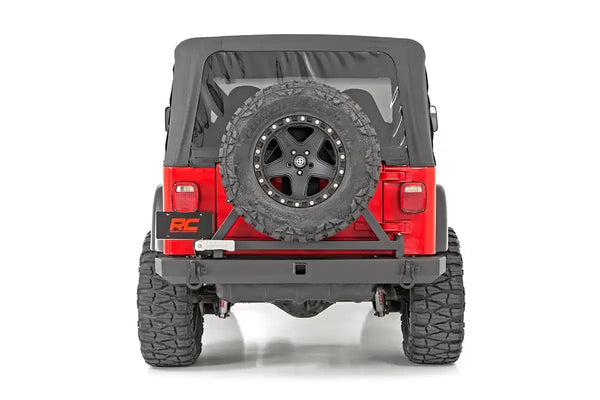 Rear Bumper Tire Carrier | Jeep Wrangler TJ (97-06)/Wrangler Unlimited (04-06) 37 reviews8 Q&ASKU: 10592A  Brand: Rough Country